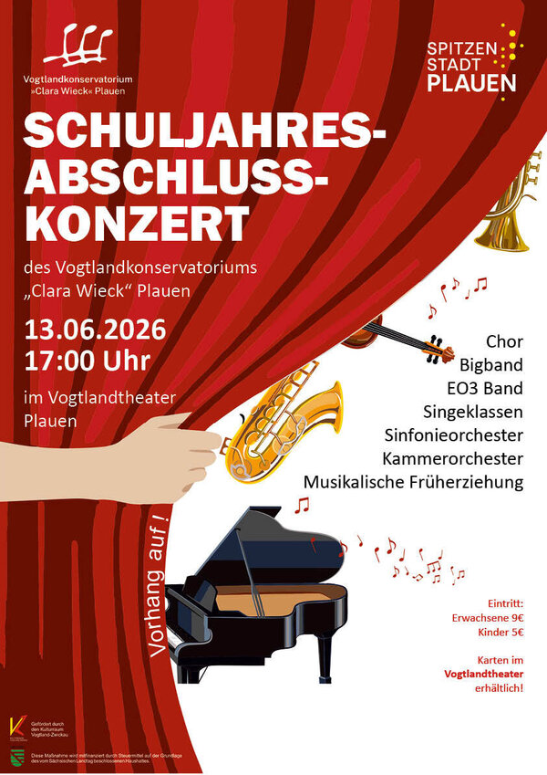 Bild vergr&ouml;&szlig;ern: Schuljahresabschlusskonzert Plauen Final
